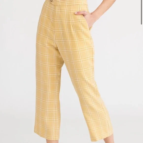 Yellow Flared Pants - Petite Studio NYC - Picture 4 of 6